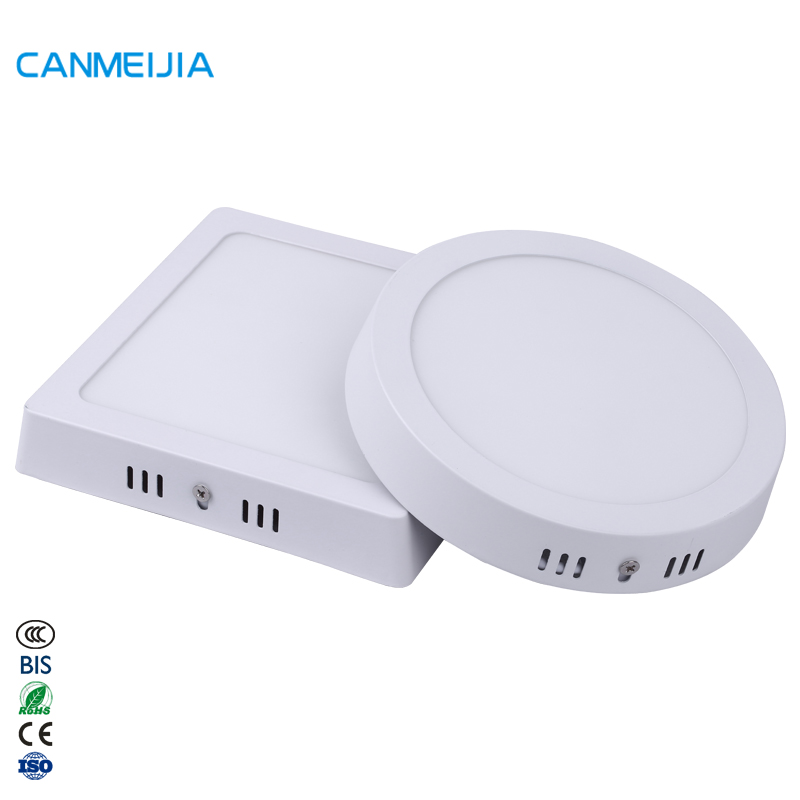 High Round Ultra Slim Grille Smd Flat Ceiling Wall New Price 6W 12W 18W 24W Surface Mounted Leds Panel,Led Panel Light