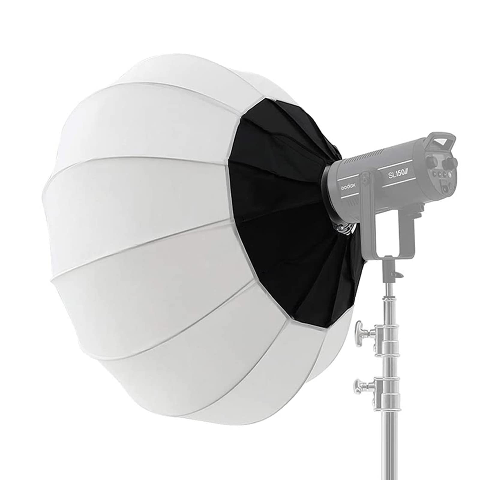 Factory Supplier 35cm Plastic Softbox Soft Light Modifier Foldable Portable Ball Shape Lantern Softbox for Strobe Flash Light