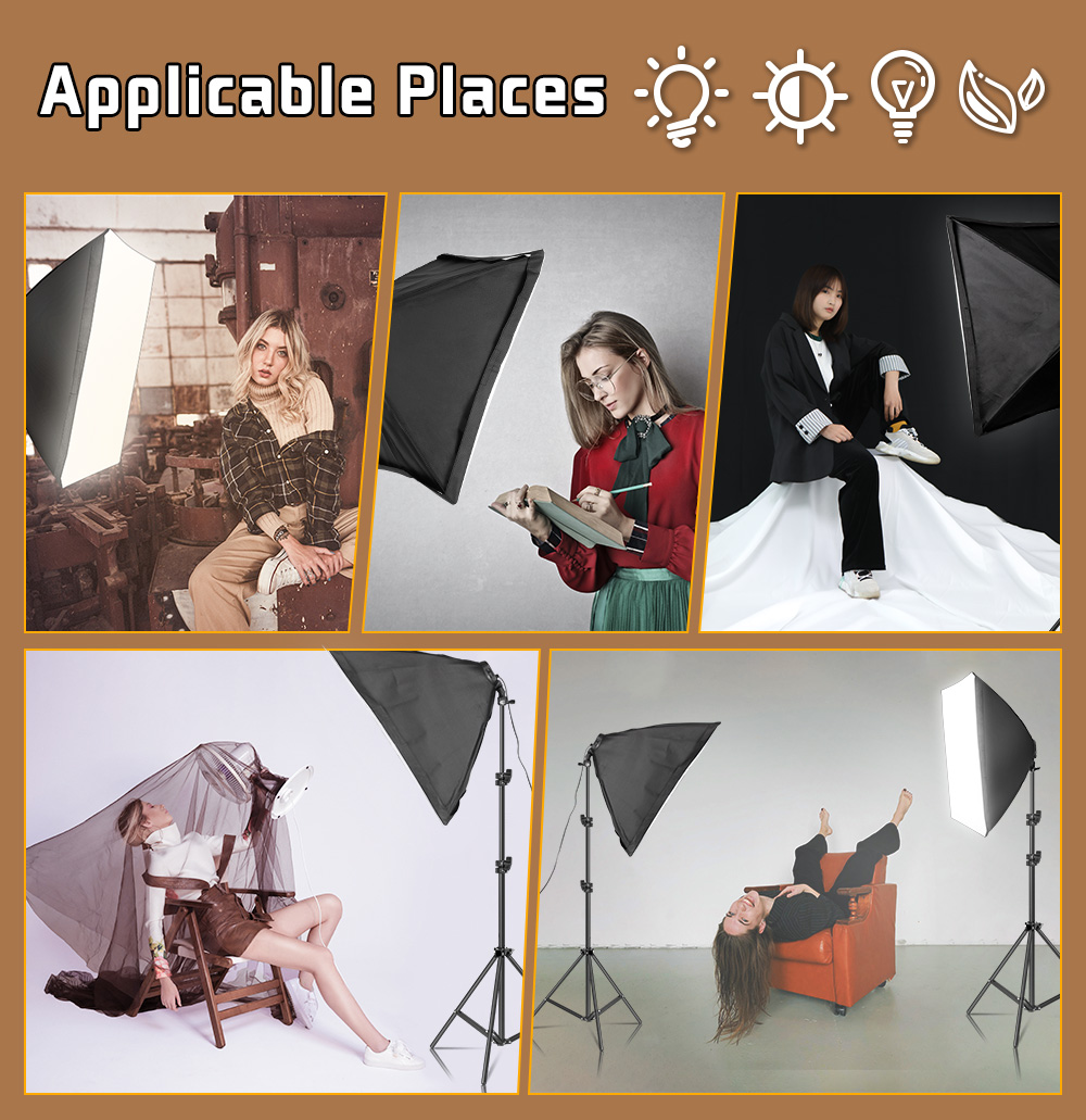 Photography Lighting Kit Setup Instruction