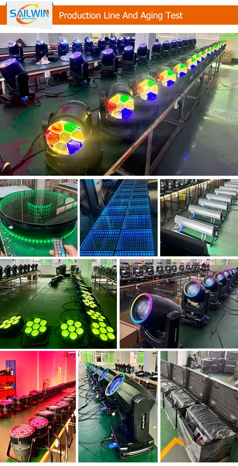 200-300W Rgbaw 4in1 LED Profile Light Zoom Fresnel Spot Light Stage