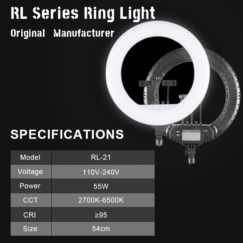 Ring Light 14 18 21 Inch Led Ring Lamp Fill Light For Makeup Photographic Video Live Studio