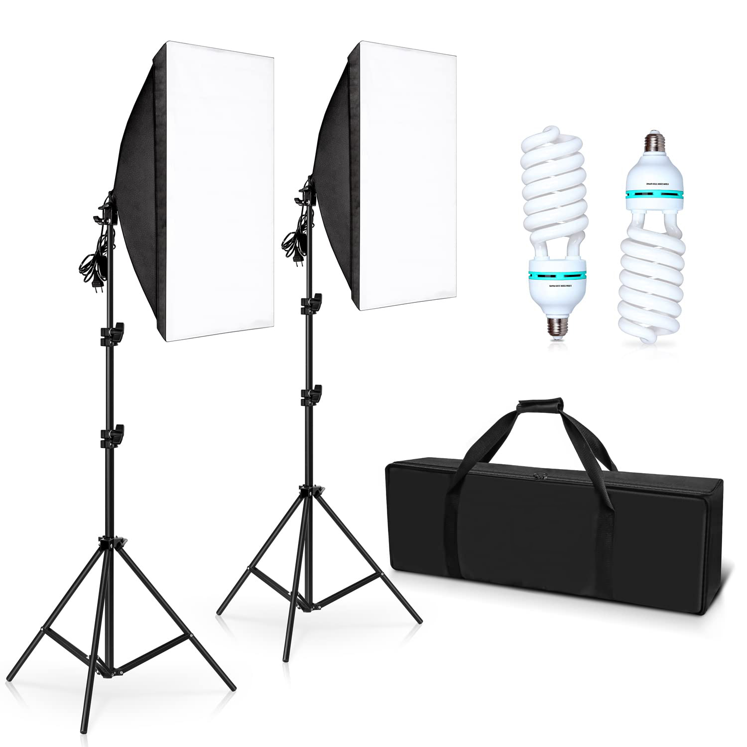 Tianmei Photographic Video Studio Photo Softbox Continuous Light E27/E26 Easy Folded 50x70cm 20x28 Inch Soft Light Box