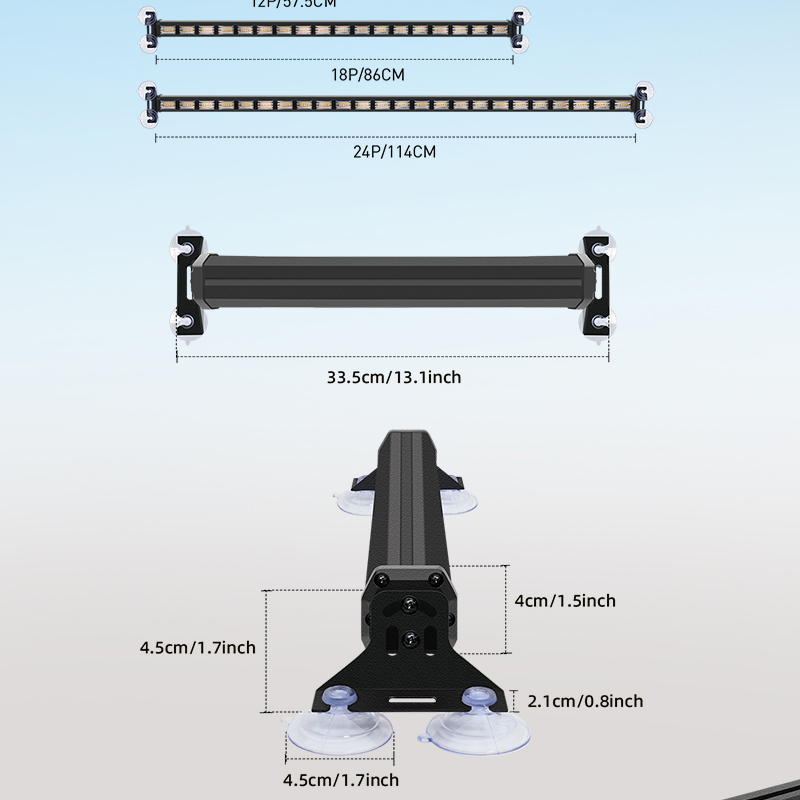 Car Styling Flashing Emergency Signal Lamp Lights 12v 24V RGB Windshield Sucker Installation Strobe Warning Light