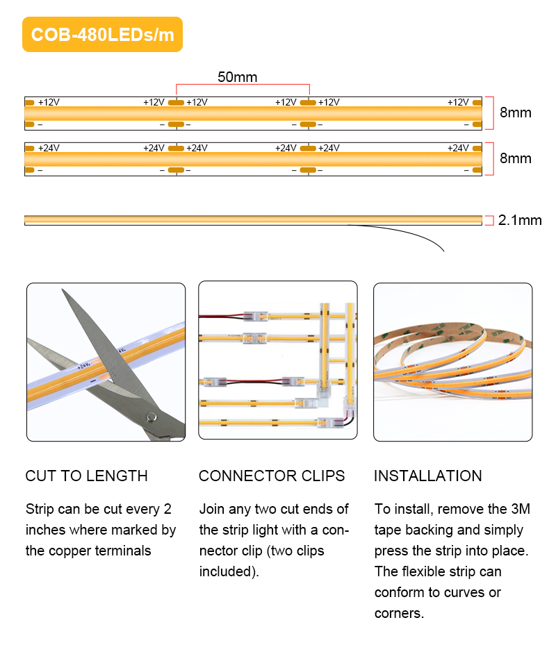 COB Light Strip Details 3