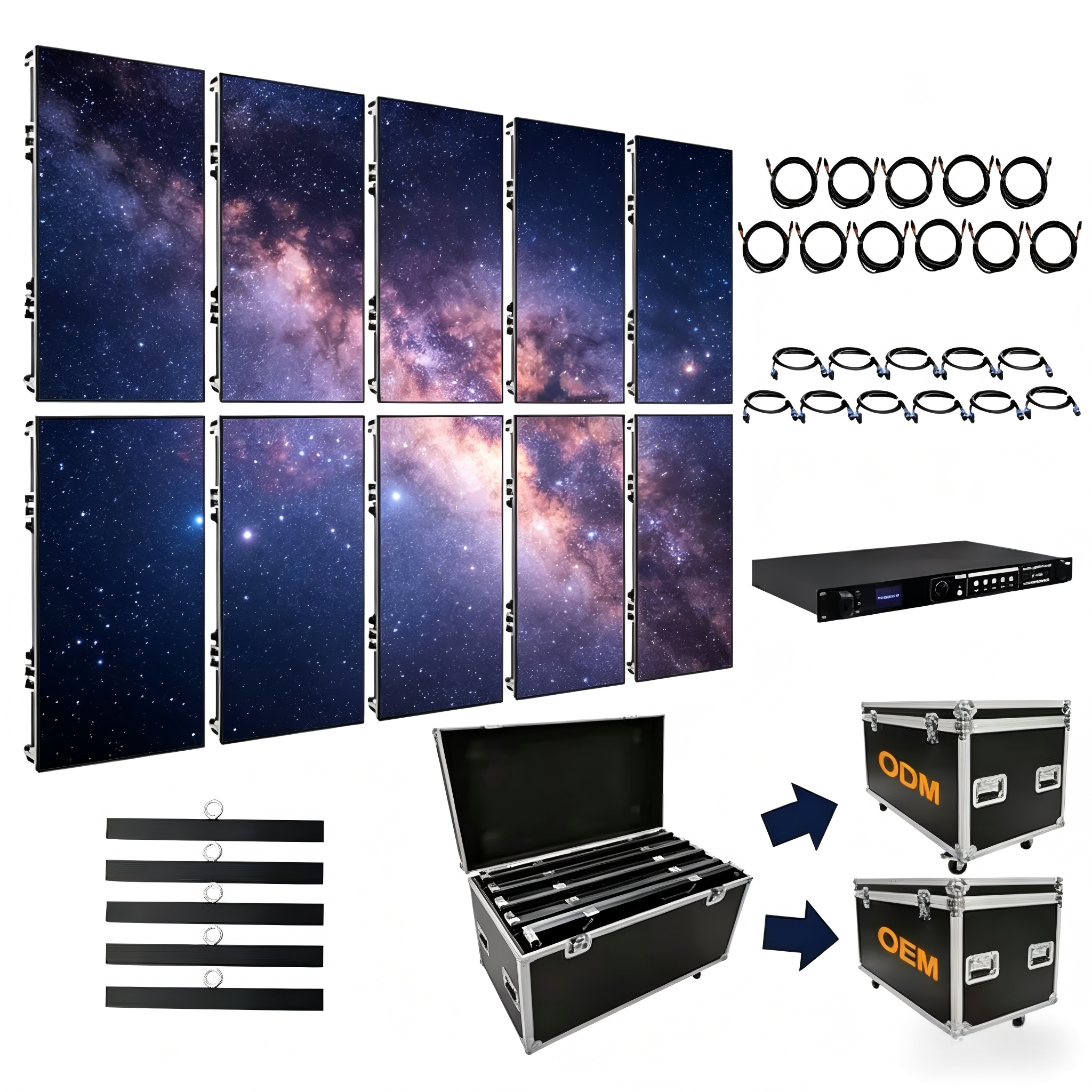 TOPvision P2.6 P3.91 Rental Led Display For Stage Concert Event Show High Refresh Novastar System Screen