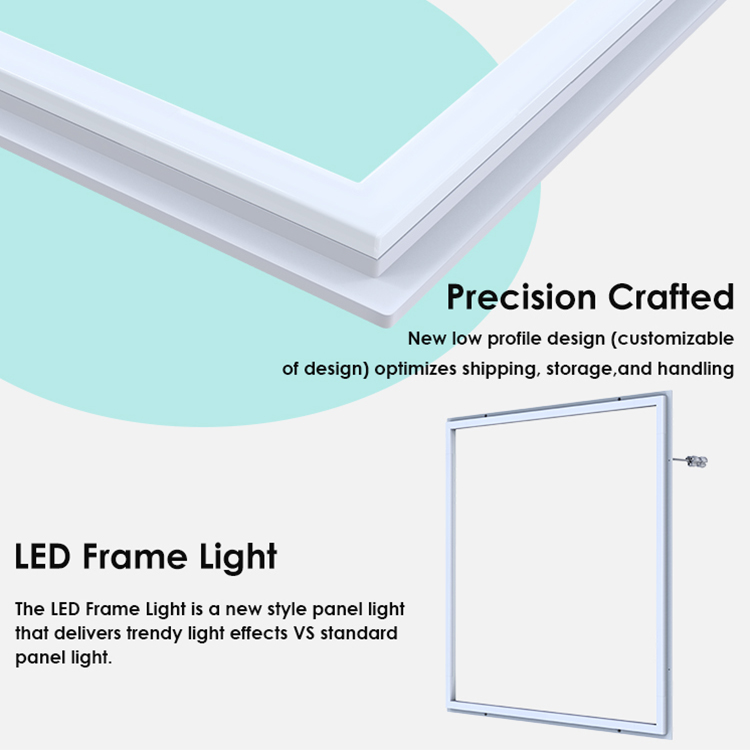 Wholesale Price High Quality Recessed Mounted Ceiling Light Slim Square Shape Decoration Led Panel Lights