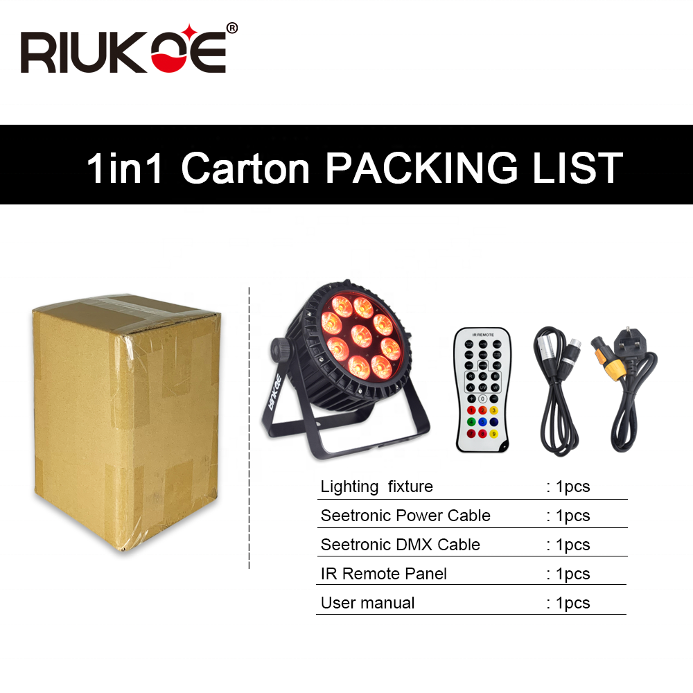 Battery Powered RGBW Event Mini DJ Wash DMX Parcan Stage Lighting IP65 Outdoor Waterproof LED Par Light