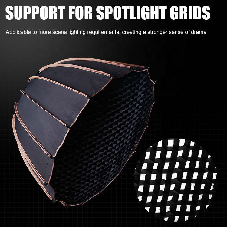 ZSYB New Product Black Deep Port Softbox Kit 90cm Photography Photo Studio Softbox