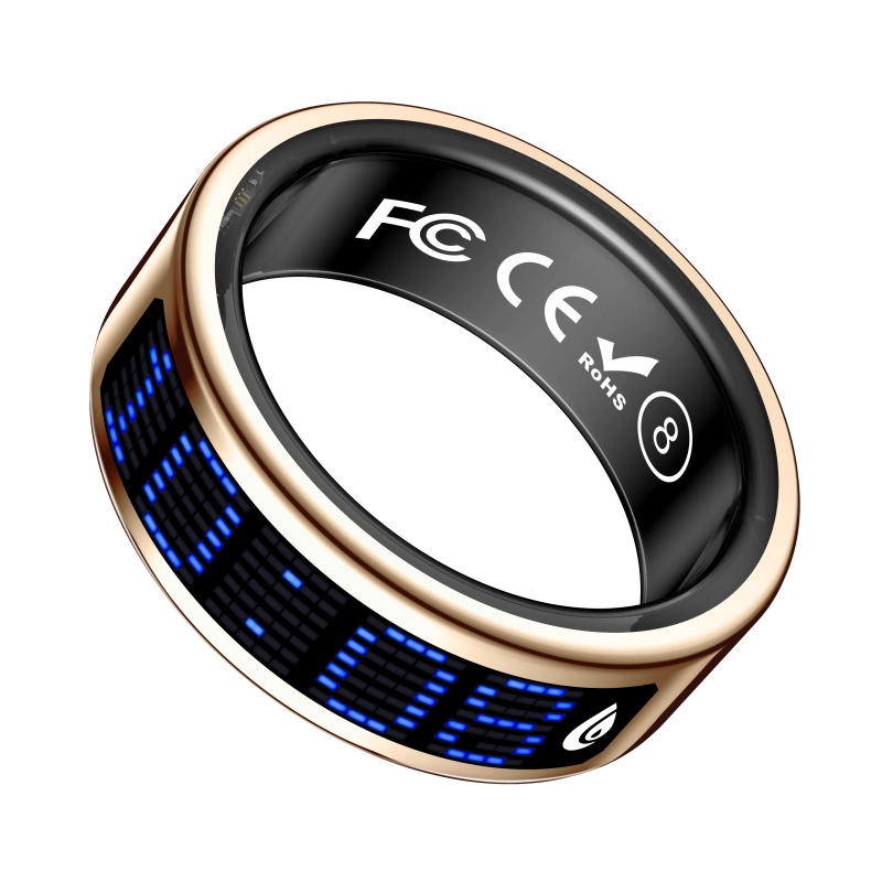 2026High-quality Touch Control Display Motion Tracking Muslim Health Monitoring Sleep Tracking Water-resistant Smart Ring