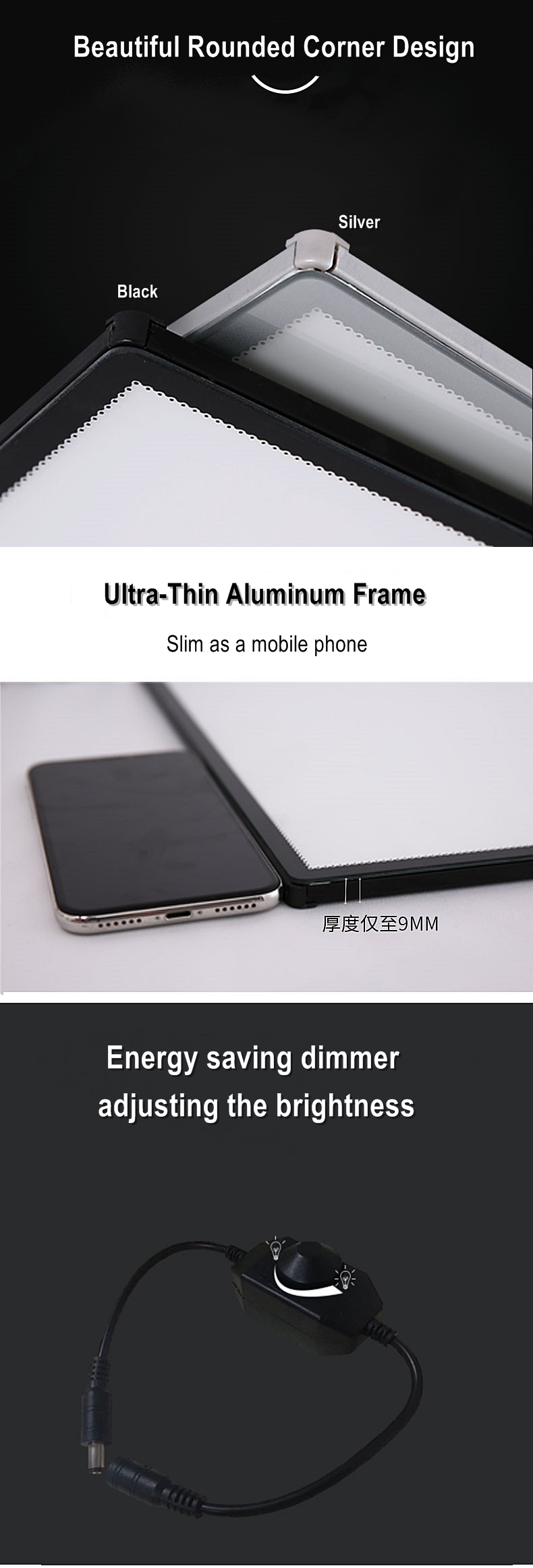 Graphic Inserting Indoor Use ultra Super Slim LED Light Box