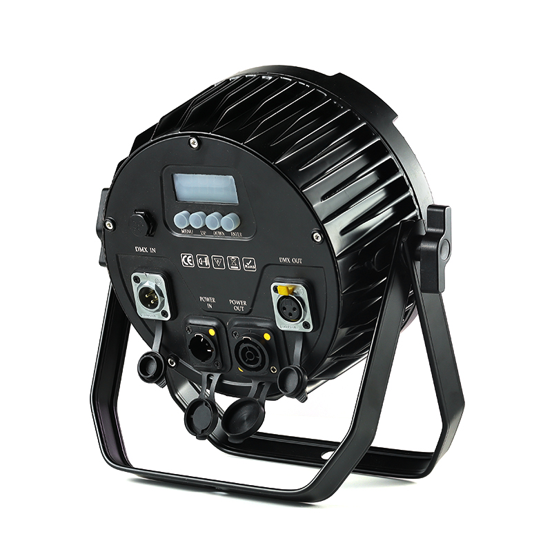 LEAHUA Stage Lights Waterproof LED Wash RGBW 4in1 IP65 Spotlight 18x10W Outdoor Par For DJ Disco Church Wedding
