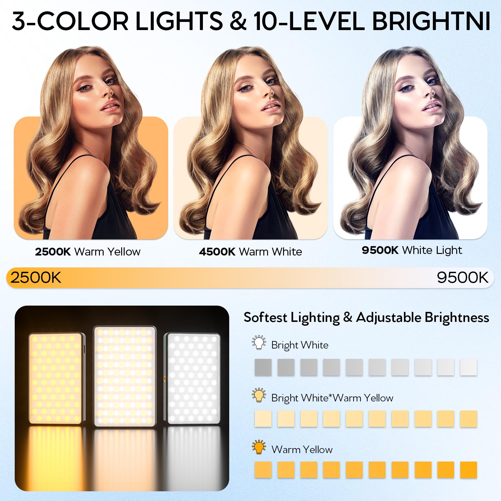 120 LED Selfie Ring Light With Adjustable Brightness, Portable For TikTok Makeup &amp; Live Stream