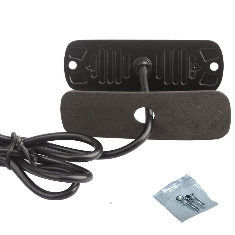 Ultra-Thin 4 LED 12-24v Side Strobe Flashing Warning Light New Model Truck Trailer Off-road Car Grill Marker Lamp