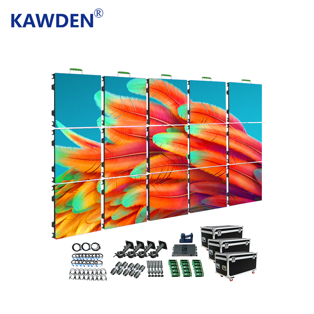 5m X 3m Turnkey Complete System P2.6 P2.9 P3.91 LED Display 500mmx500mm LED Panel Backdrop Indoor Outdoor LED Screen