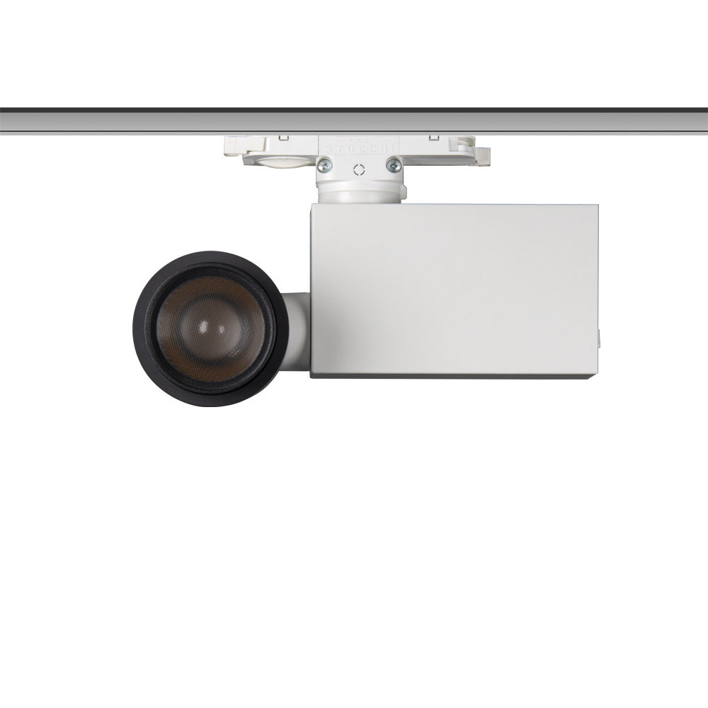Fixed Focus 10W DALI Track Spotlight for Commercial Indoor Lighting
