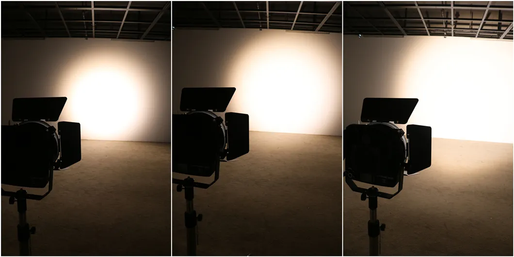 200W Small Folding LED Fresnel Soft Light Back View