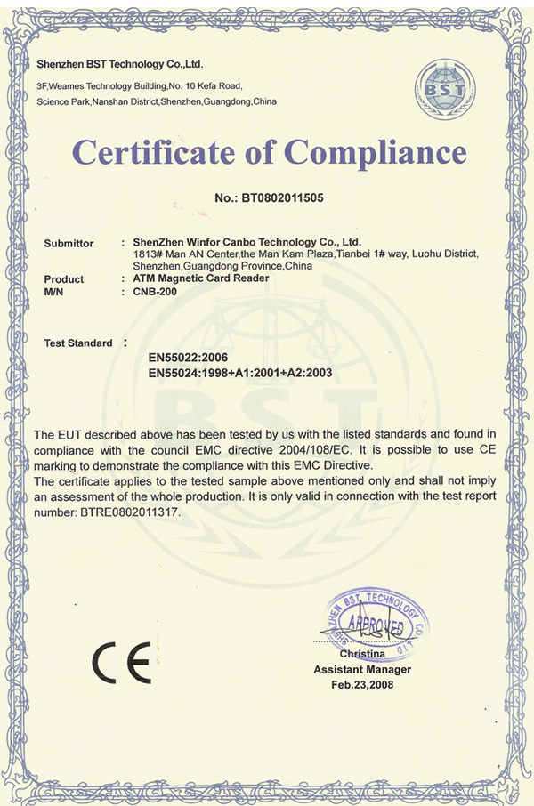 Certification 1