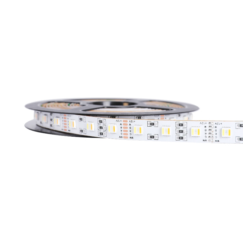 SMD5050 Rgbcct 5in1 Chip 12/24V Indoor/Outdoor Decoration Lighting LED Strip Light