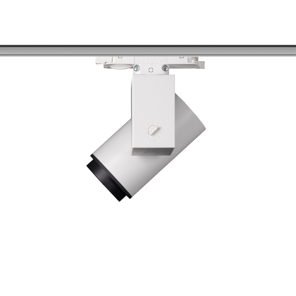 Fixed Focus 10W DALI Track Spotlight for Commercial Indoor Lighting