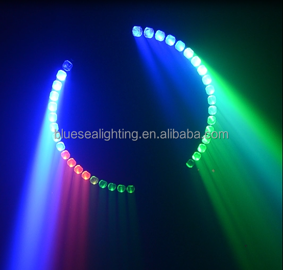 6m Kinetic LED Ring RGBW Projection Lights 300W Power for Hotel Application