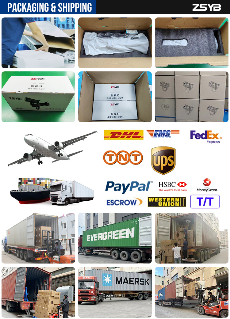 Packing and Shipping Details