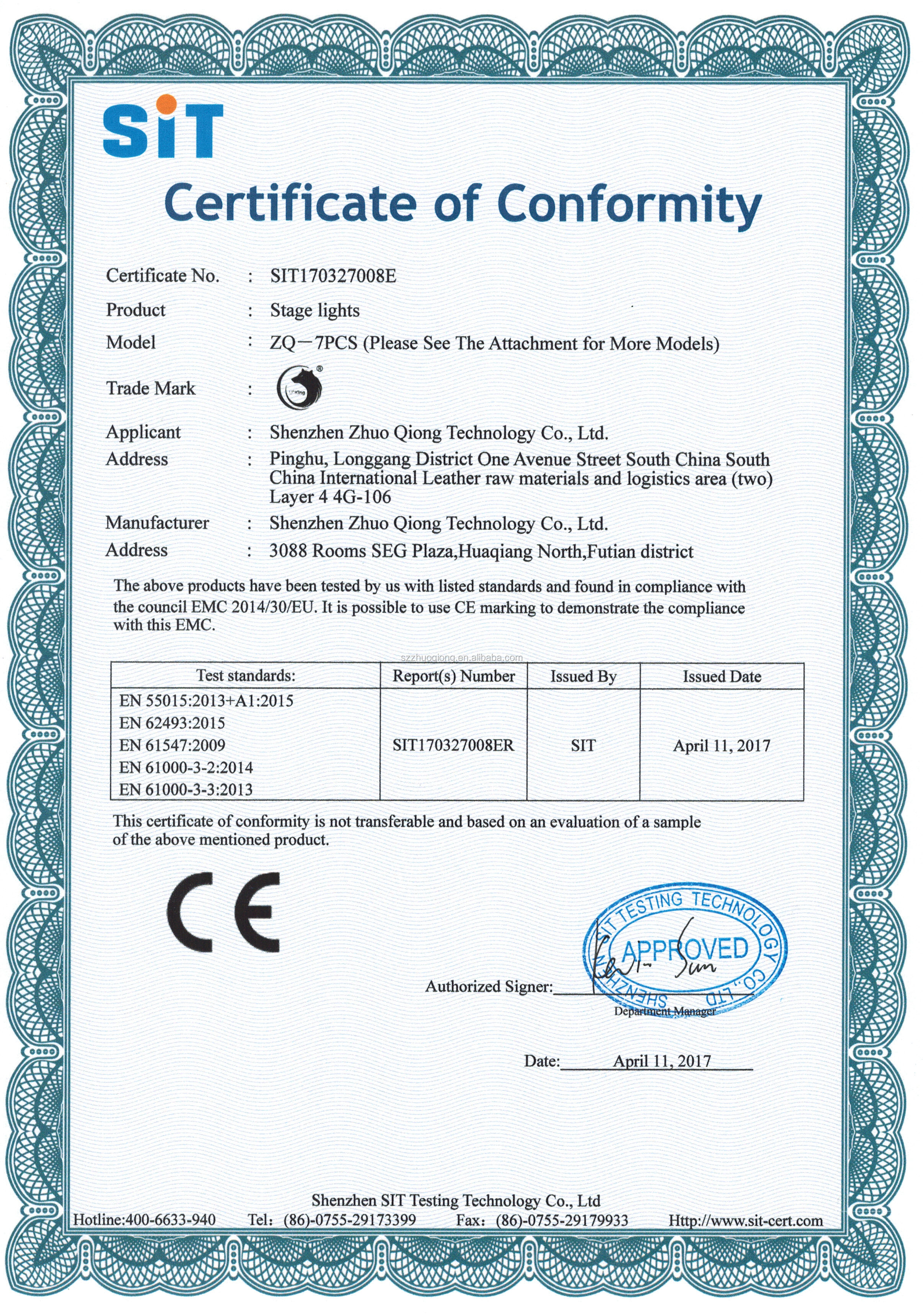 Certificate 1