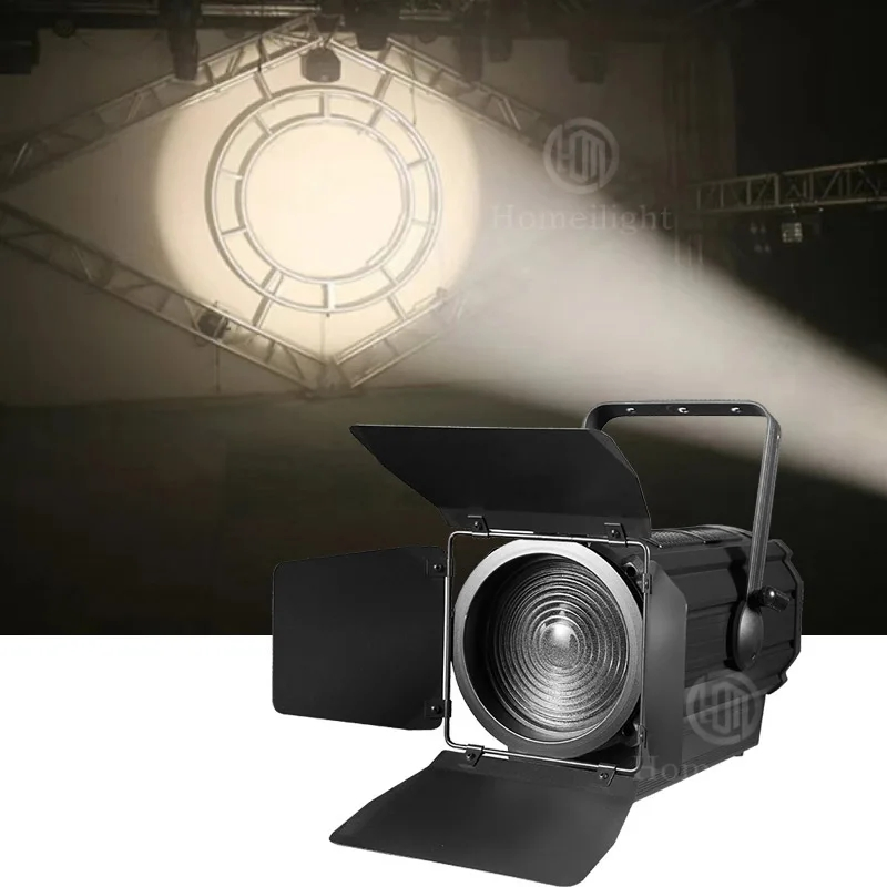 200W LED Fresnel Zoom Spot Profile 2in1 COB Light for Wedding Studio