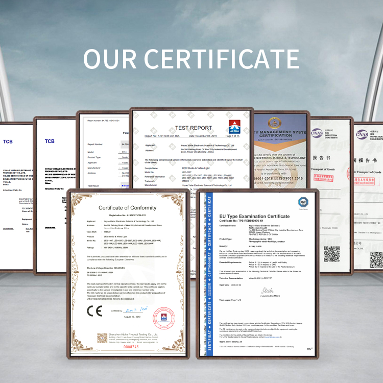 Quality Certification Documents