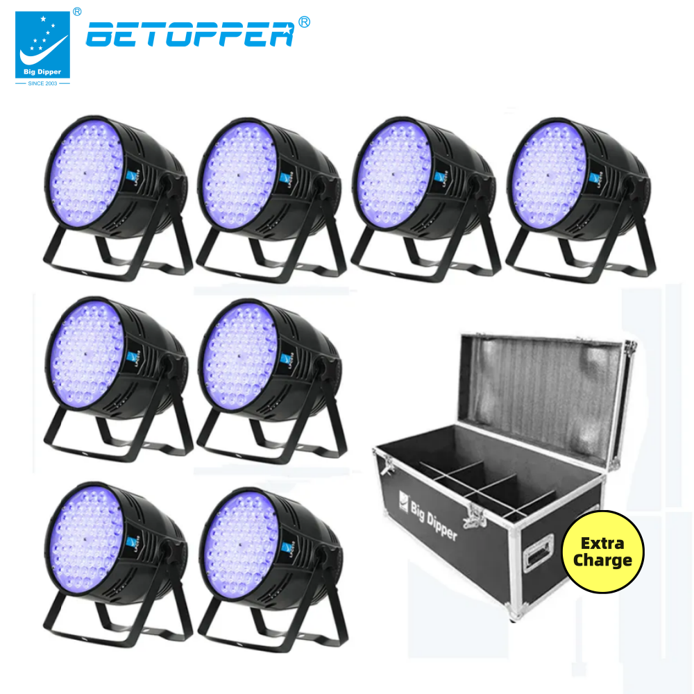 Big Dipper LPC010 Professional Stage Lighting DJ Club Night Shows Concerts Church 54*4w 54*3w RGBW 4-in-1 LED PAR Can Par Lights