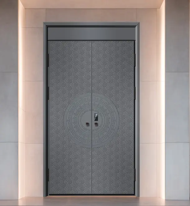 Derchi Aluminum Villa Entry Double Doors | Luxury Custom Exterior Security - DERCHI Supplier, Factories