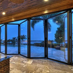 Derchi DERCHI Hurricane Impact Soundproof Aluminum Bi-Fold Doors