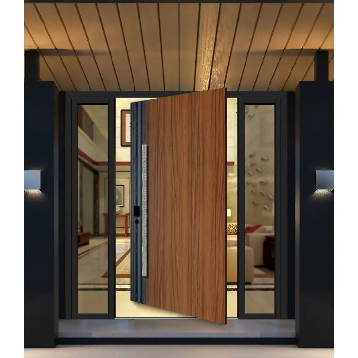 Derchi Engraved Aluminum Entry Door | Luxury Custom Villa Security - DERCHI Manufacturers, Supplier
