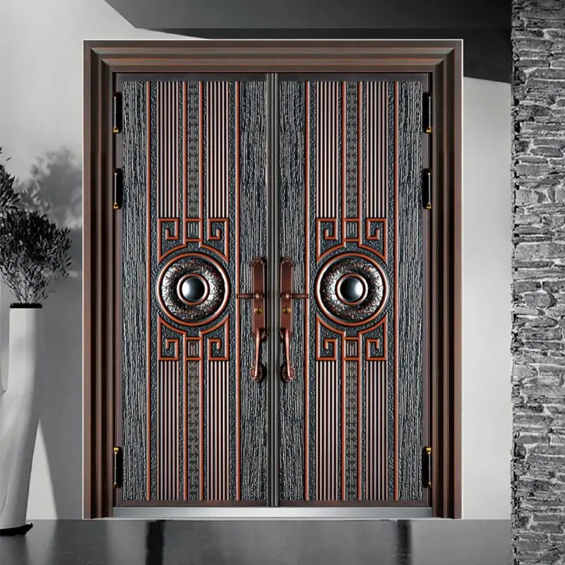 Custom Luxury Europe Security Main Gate Design | Aluminum Cast Double Doors Suppliers, Factories