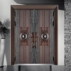 Custom Luxury Europe Security Main Gate Design | Aluminum Cast Double Doors Suppliers, Factories