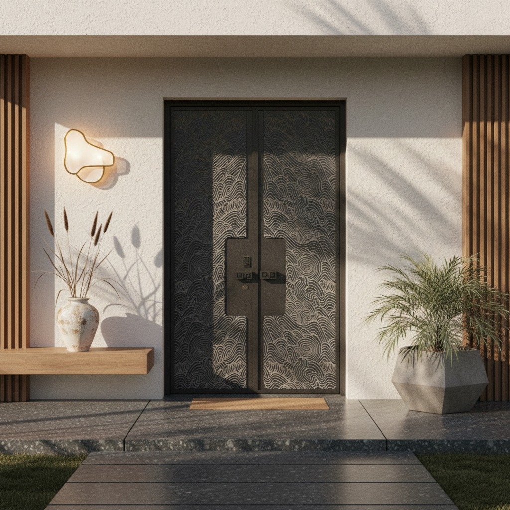 DERCHI Classic European Double Aluminum Entry Door