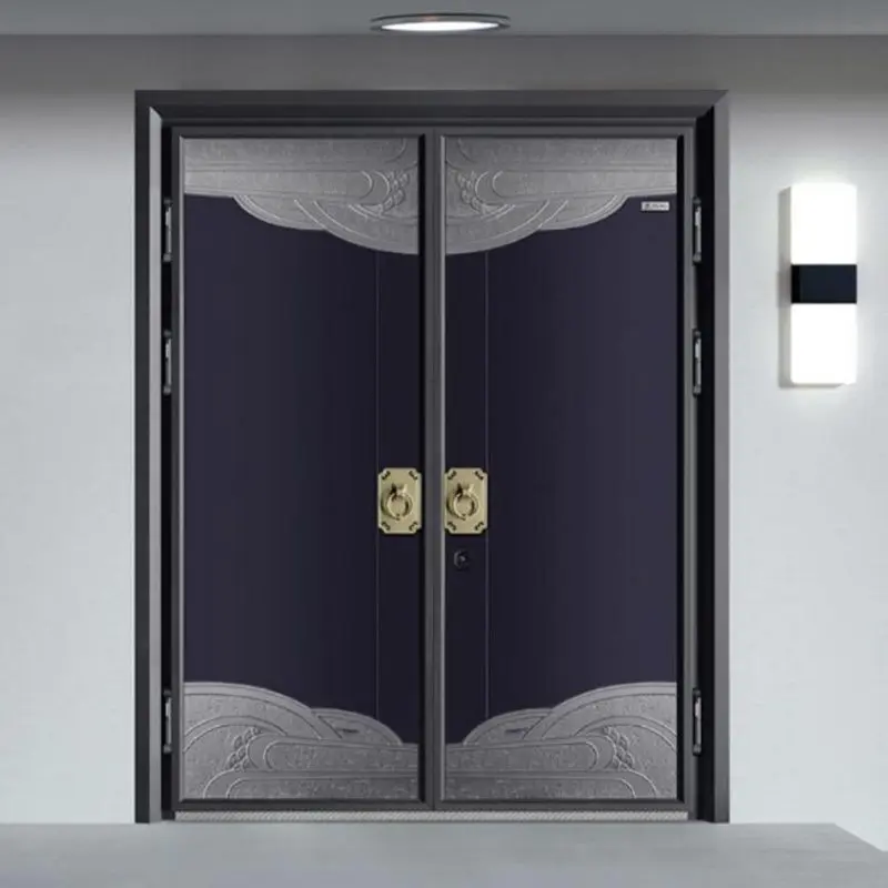Derchi Luxury Villa Heavy Cast Aluminum Main Entry Door | Security Entrance Manufacturer, Manufacturers