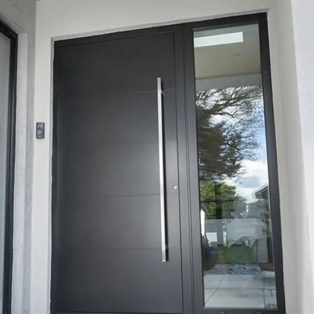 China Modern Impact Resistant Aluminum Entrance Doors for House Suppliers, Factories