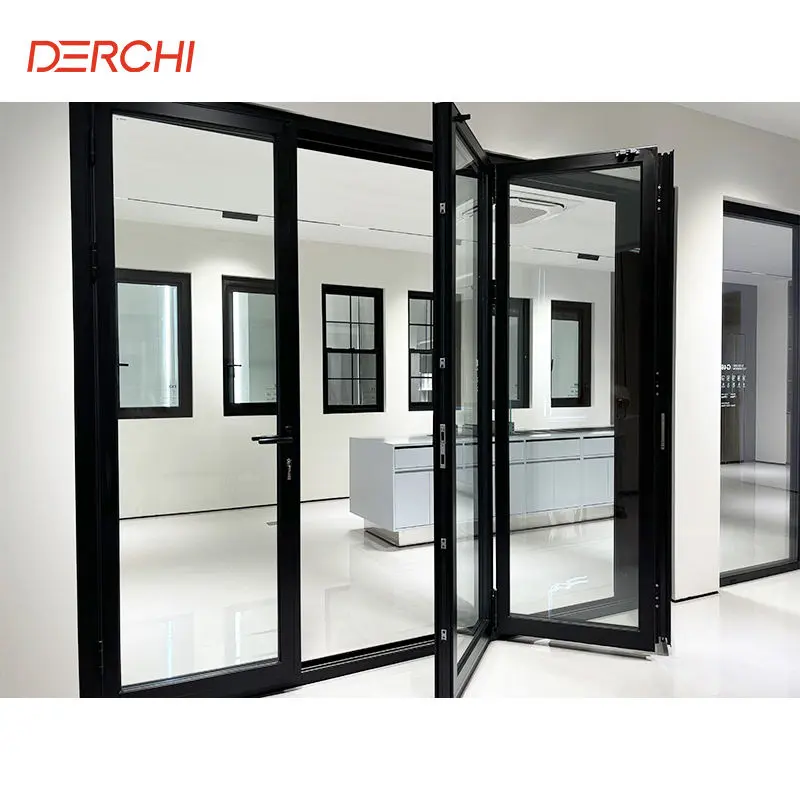 Derchi DERCHI Hurricane Impact & Soundproof Aluminum Bi-Fold Doors Manufacturers, Supplier