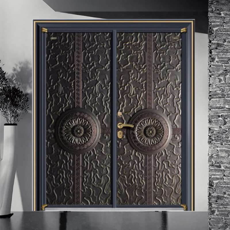 Luxury Royal Security Steel Door German Cast Aluminum Door