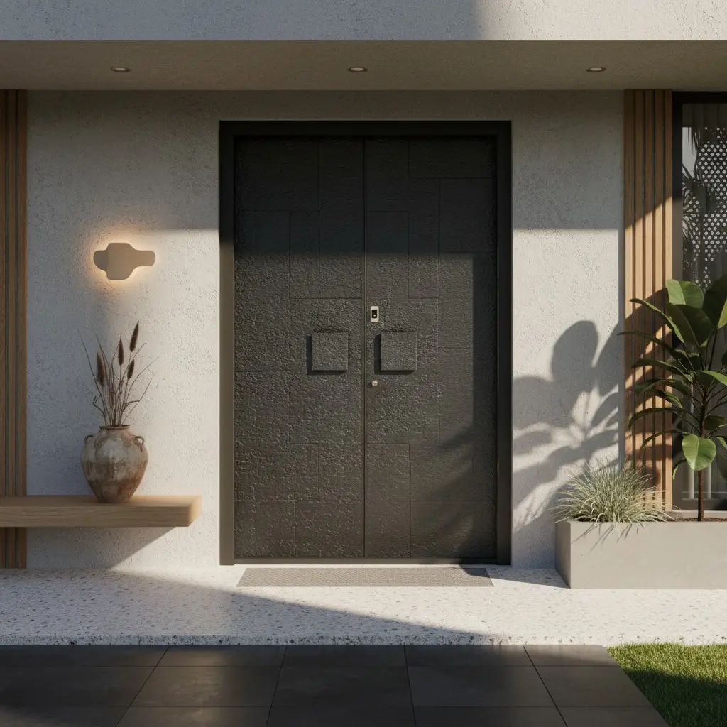 China Bespoke Aluminum Double Entrance Door | Classic European Residential - DERCHI Suppliers, Factories