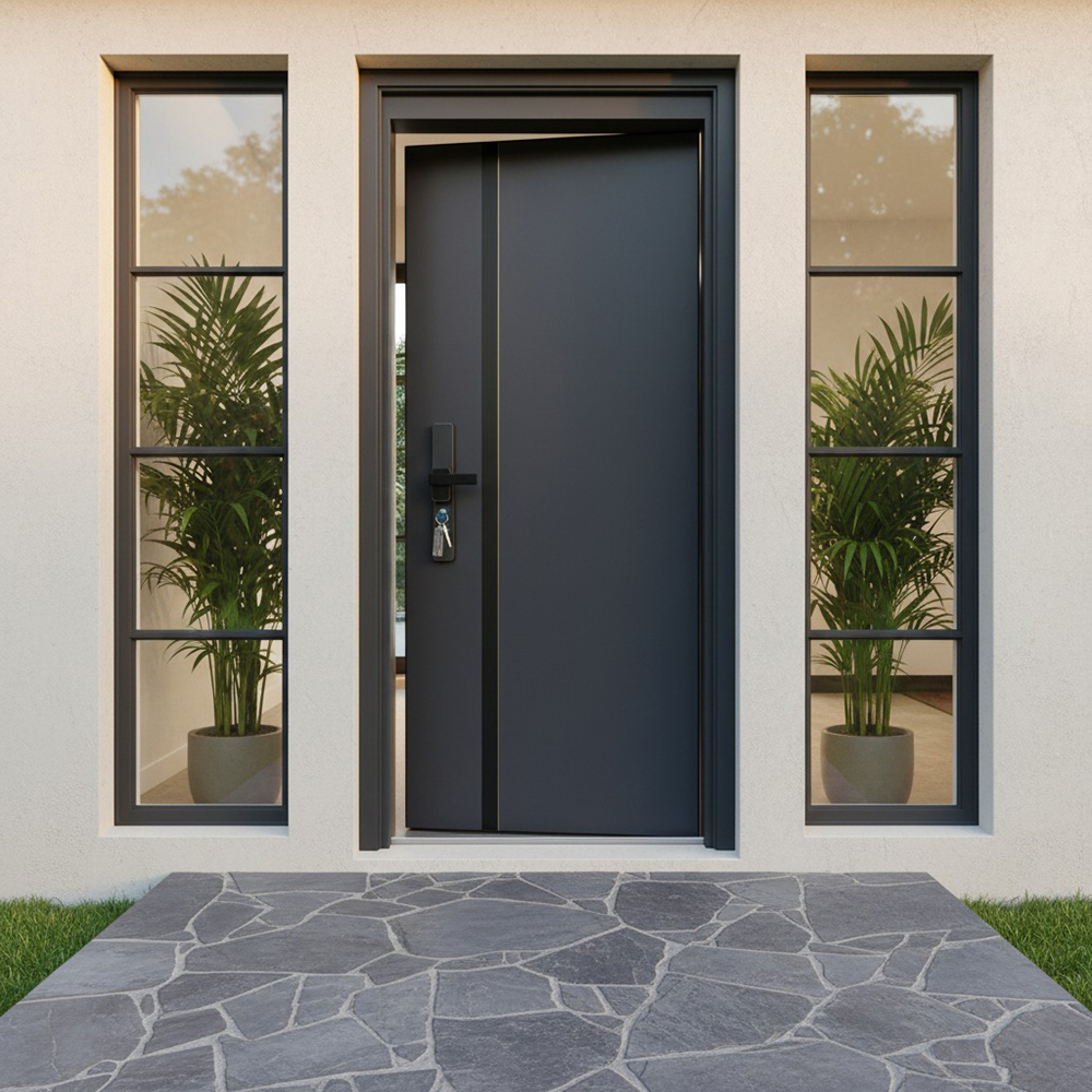 DERCHI Security Steel Door Waterproof Heat Insulation