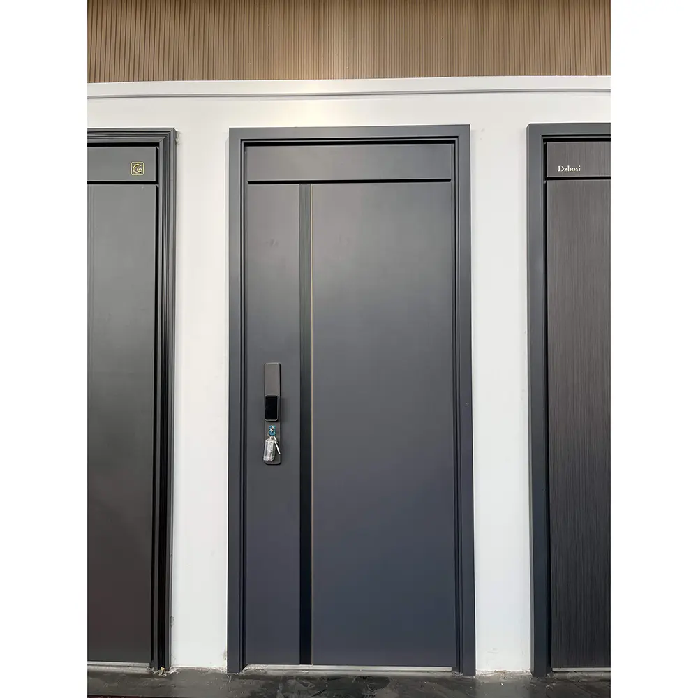 China Modern Steel Entry Door | Waterproof Side-Opening for Apartment - DERCHI Manufacturer, Suppliers