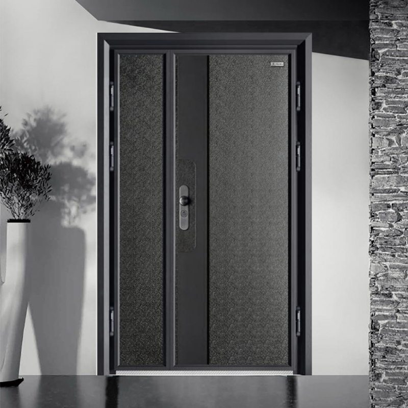 Casting Aluminum Board Steel Security Door Luxury Villa Door