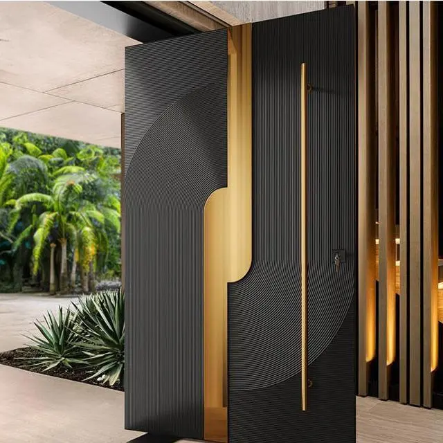 China Modern Impact Resistant Aluminum Entrance Doors for House Suppliers, Factories