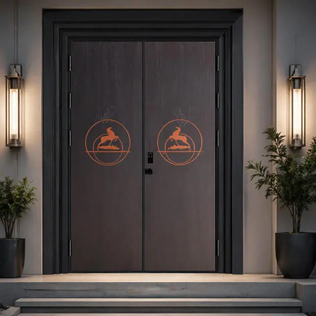 China Luxury Aluminum Front Entry Doors | Soundproof Villa Security - DERCHI Manufacturers, Factories