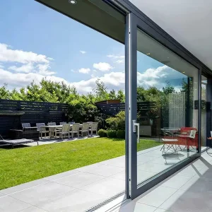 Custom DERCHI American Exterior Hurricane Proof Soundproof Sliding Door