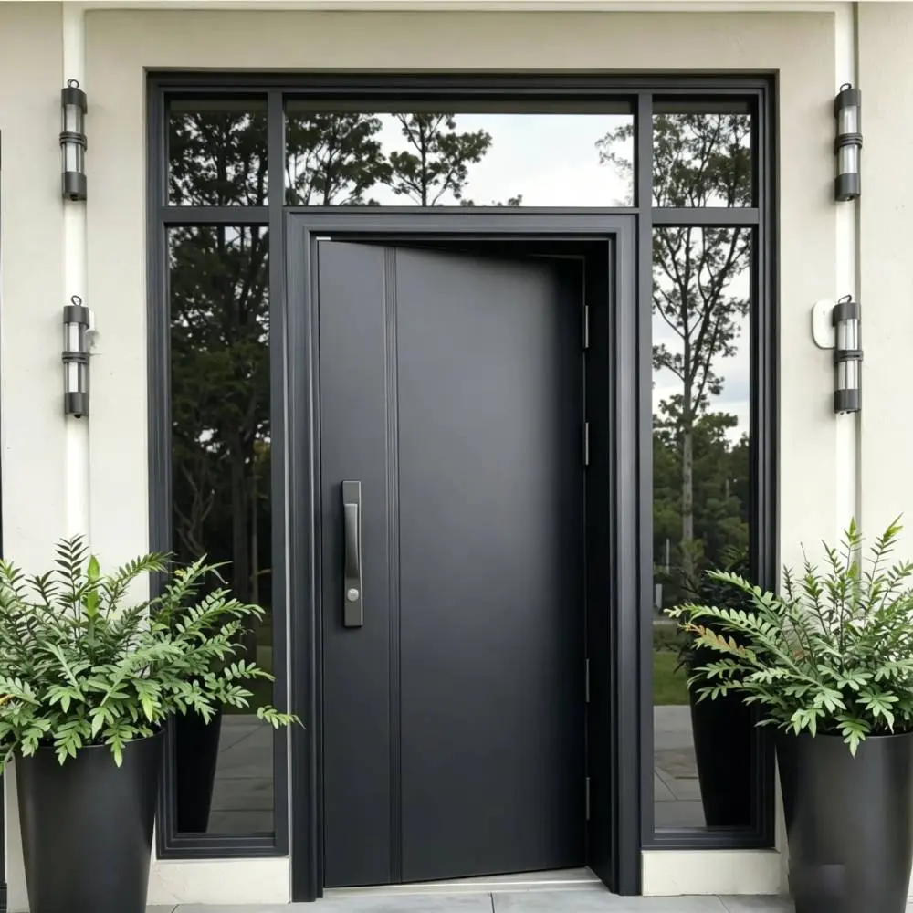China Exterior Security Entry Door for House | Outdoor Front Gate - DERCHI Manufacturer, Supplier