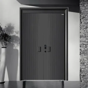 Derchi Bulletproof Cast Aluminum Security Door | Explosion Resistant Steel Entry Door Manufacturers, Supplier