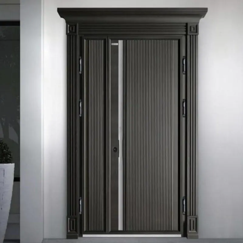Custom Modern Security Cast Aluminum Front Door | Luxury Main Entrance Door Manufacturers, Suppliers