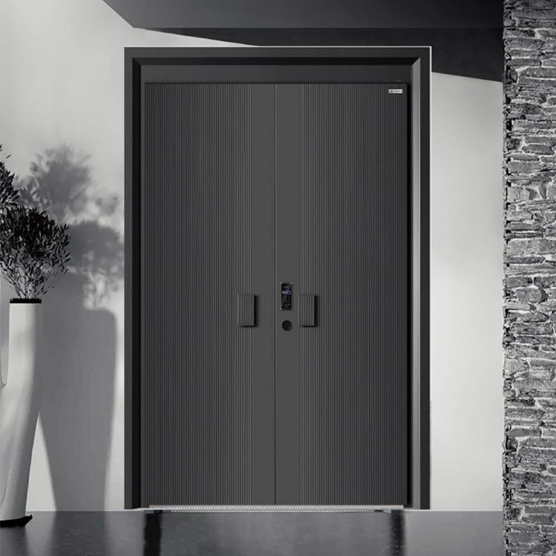 Bullet Proof Cast Aluminum Entry Door